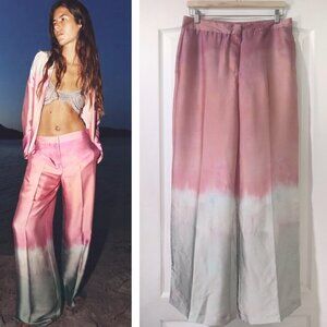 Zara | Women's Satin Tie-Dyed Pants